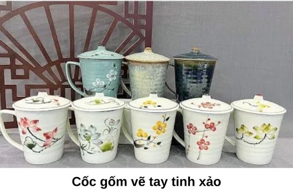 Trang Trí Cốc Gốm Bằng Decal Dán