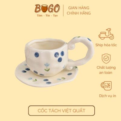 Cốc Pha Trà Bằng Gốm