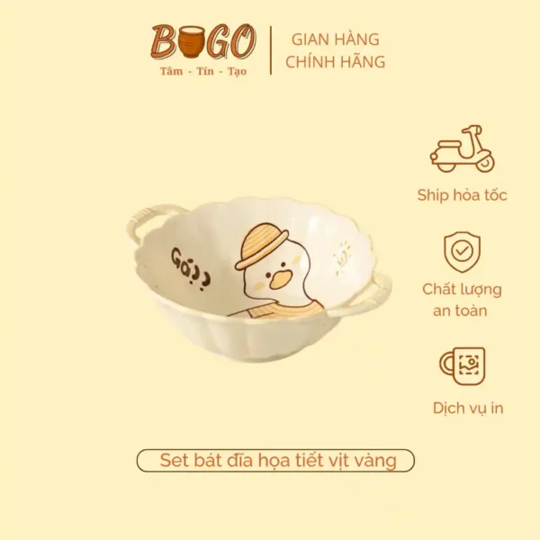 Bát đĩa vịt