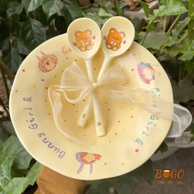 set bát đĩa hoạt hình