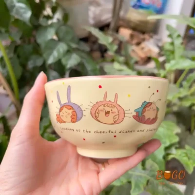 set bát đĩa hoạt hình