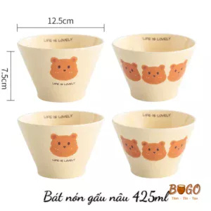 Bát Ăn Cơm Sứ Dễ Thương Cute Decor