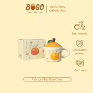 cốc cam có nắp