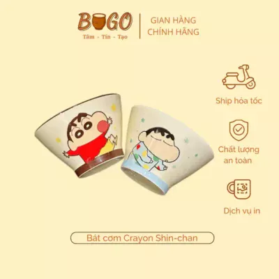 Bát shin cậu bé bút chì nón